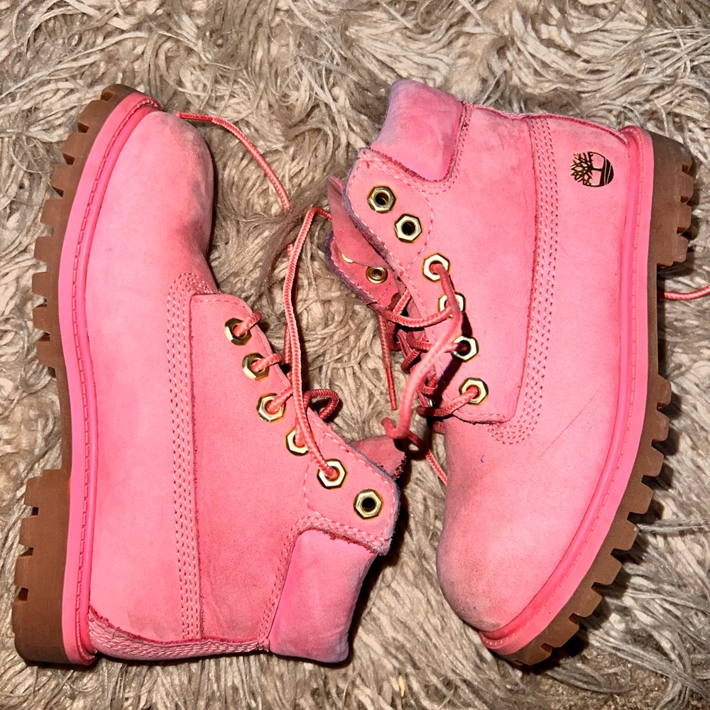 Timberland kids Pink Boots